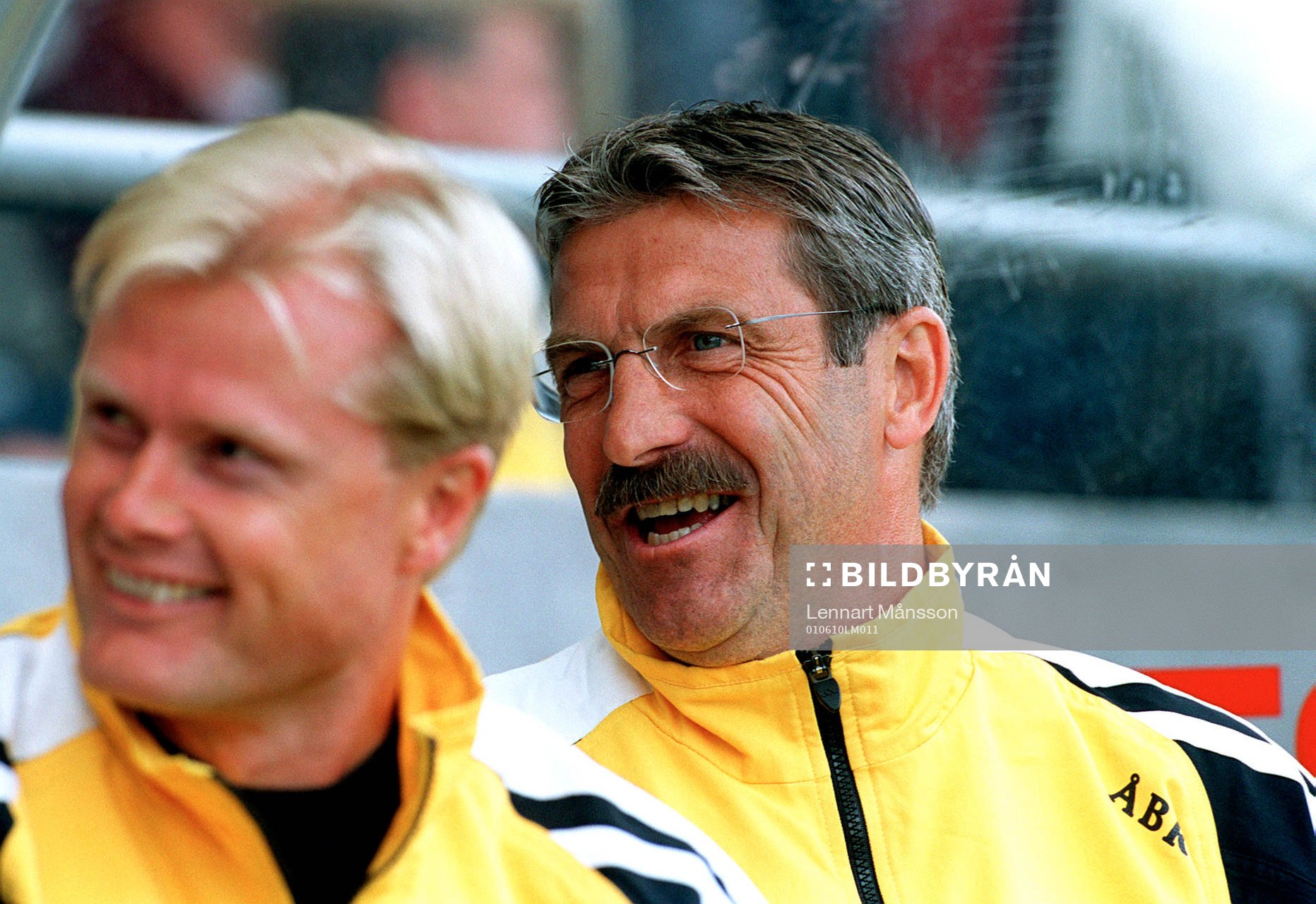 Olle Nordin, tränare och Peter Larsson ass. tränare AIK