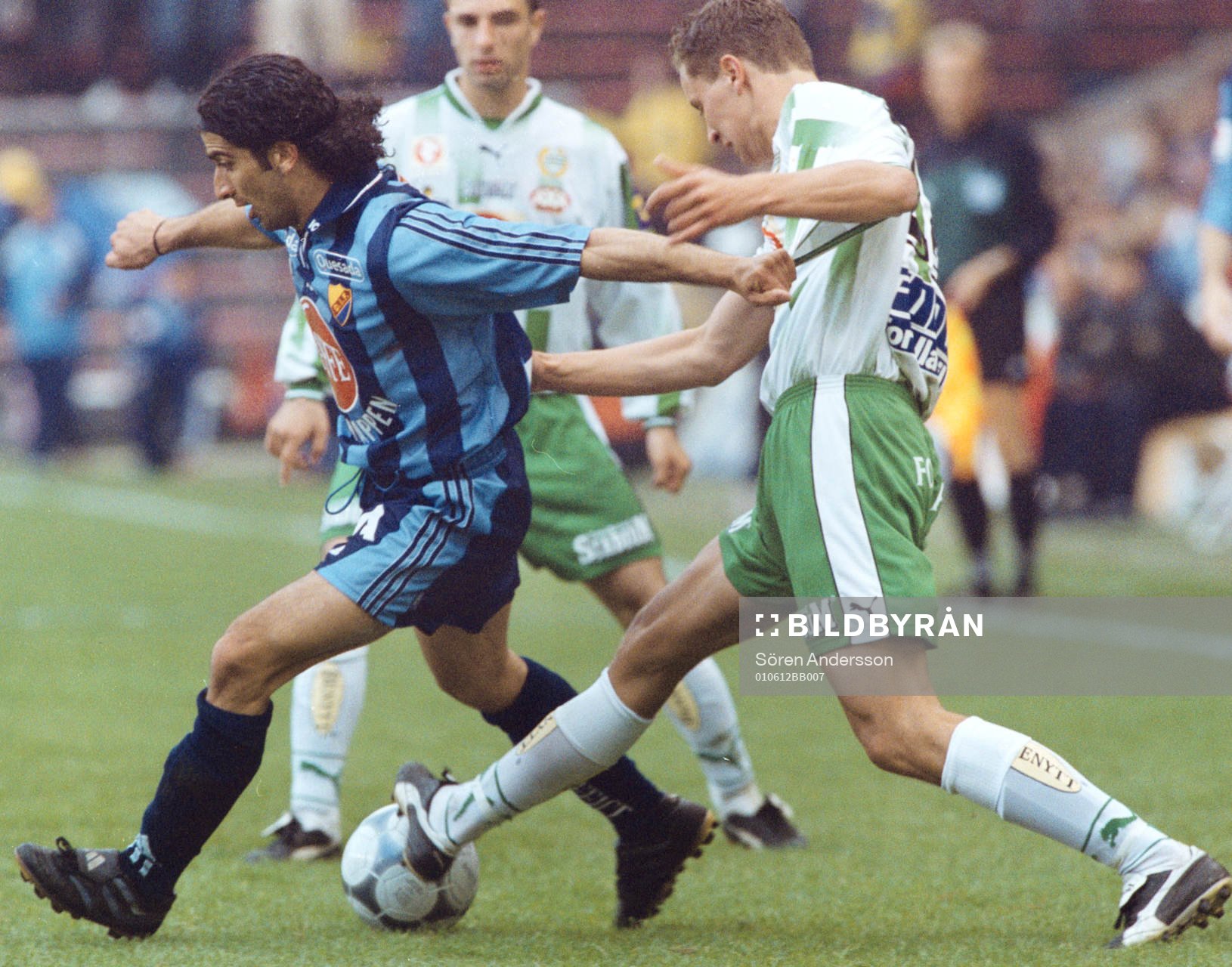 Peter Holm Hammarby och Abgar Barsom Djurgården