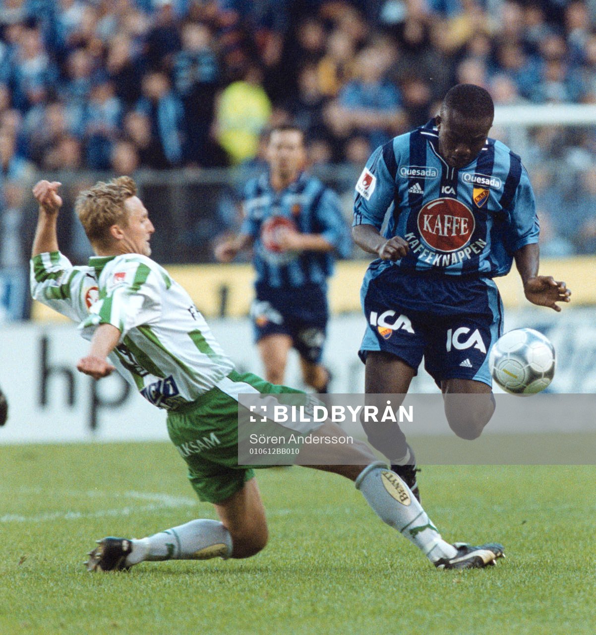 Jonas Stark Hammarby och Jones Kussi-Assare Djurgården
