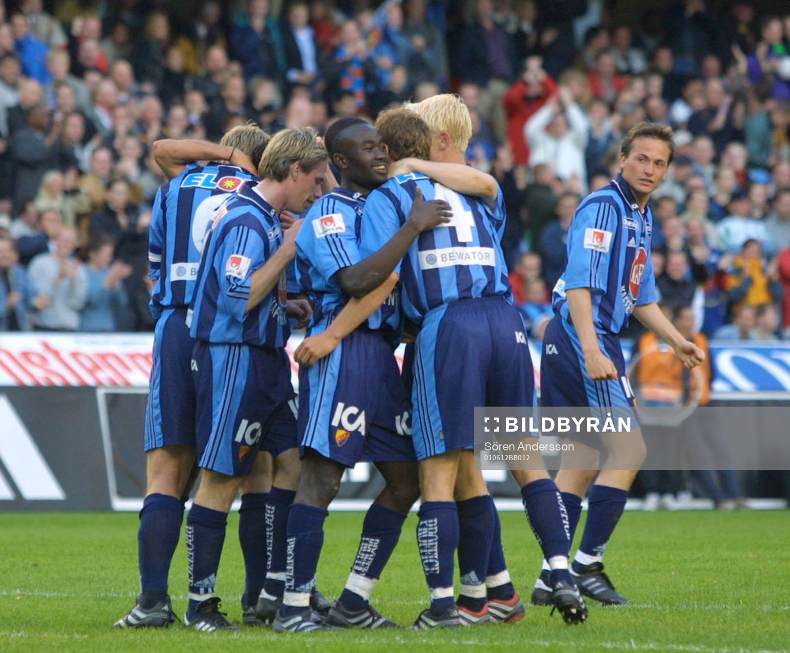 Fotboll,Allsvenskan, Djurgården jubel