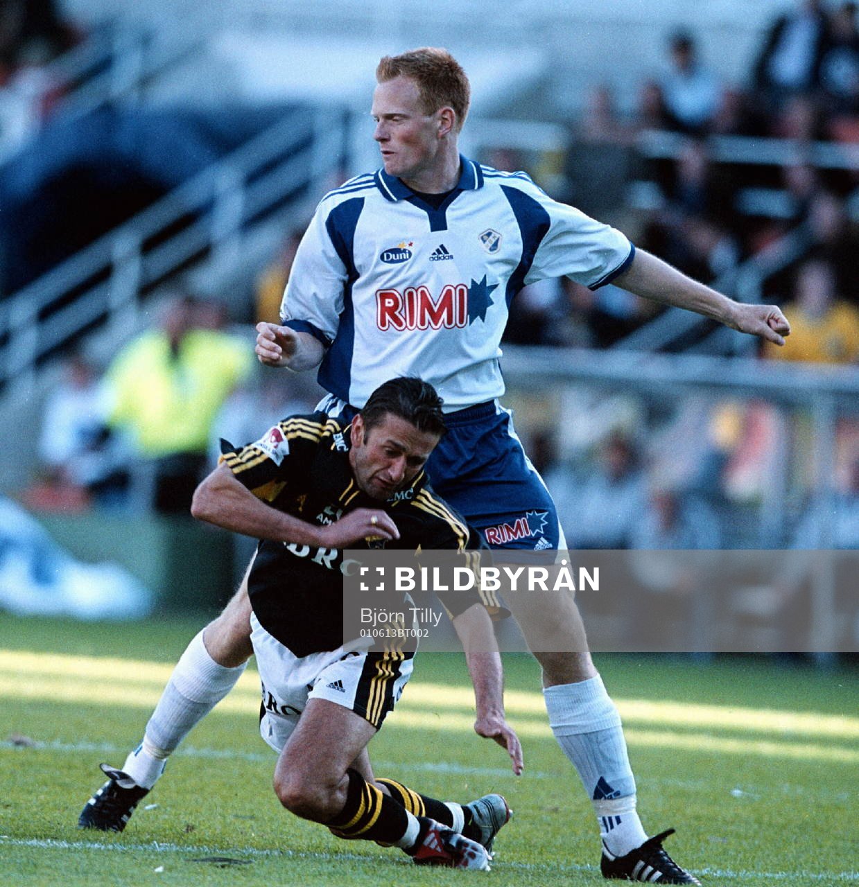fotboll allsvenskan AIK - Halmstad. Nebojsa Novakovic, AIK