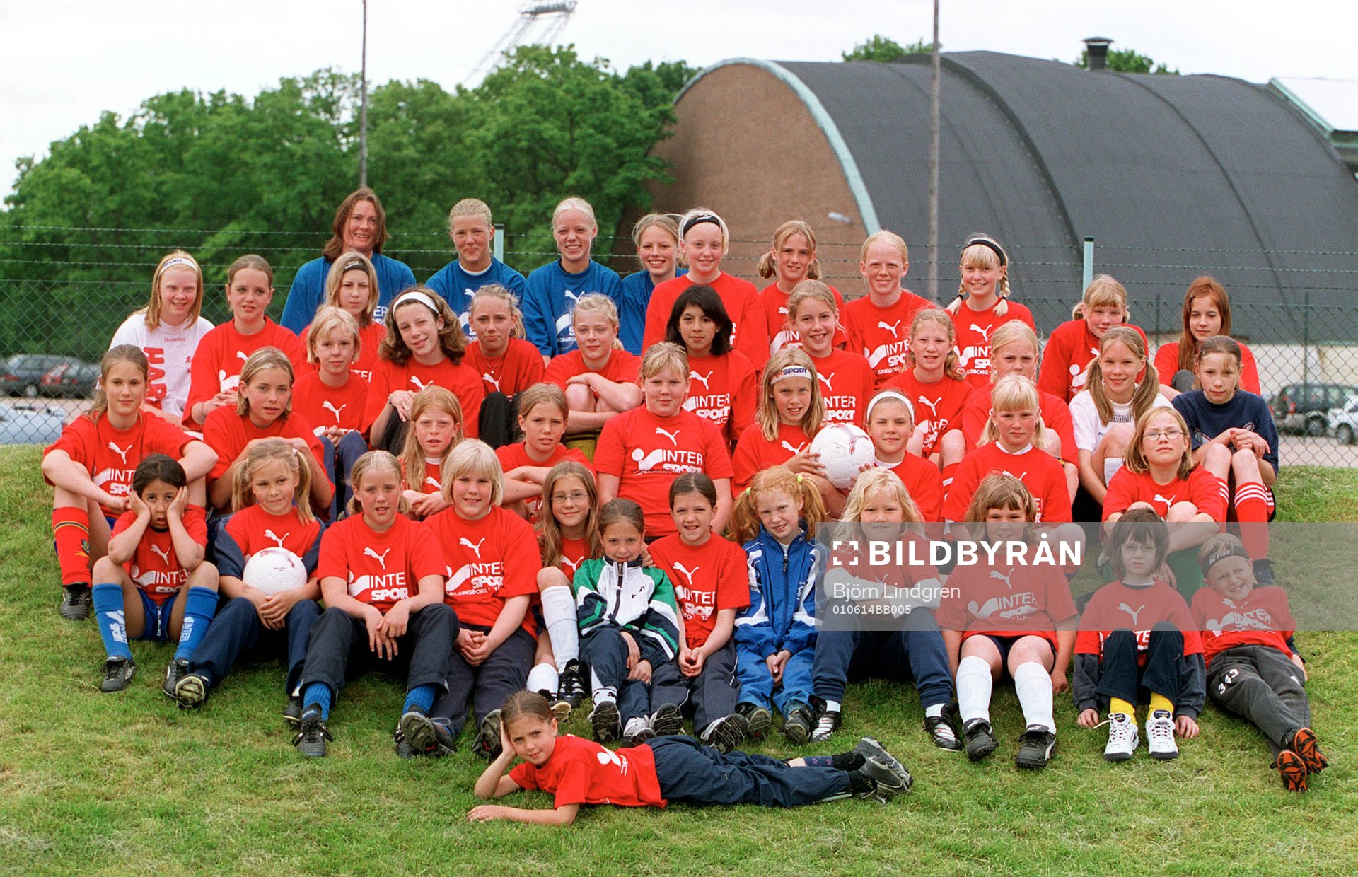 Fotboll, ungdom, knattar, lagbild, fotbollskola,