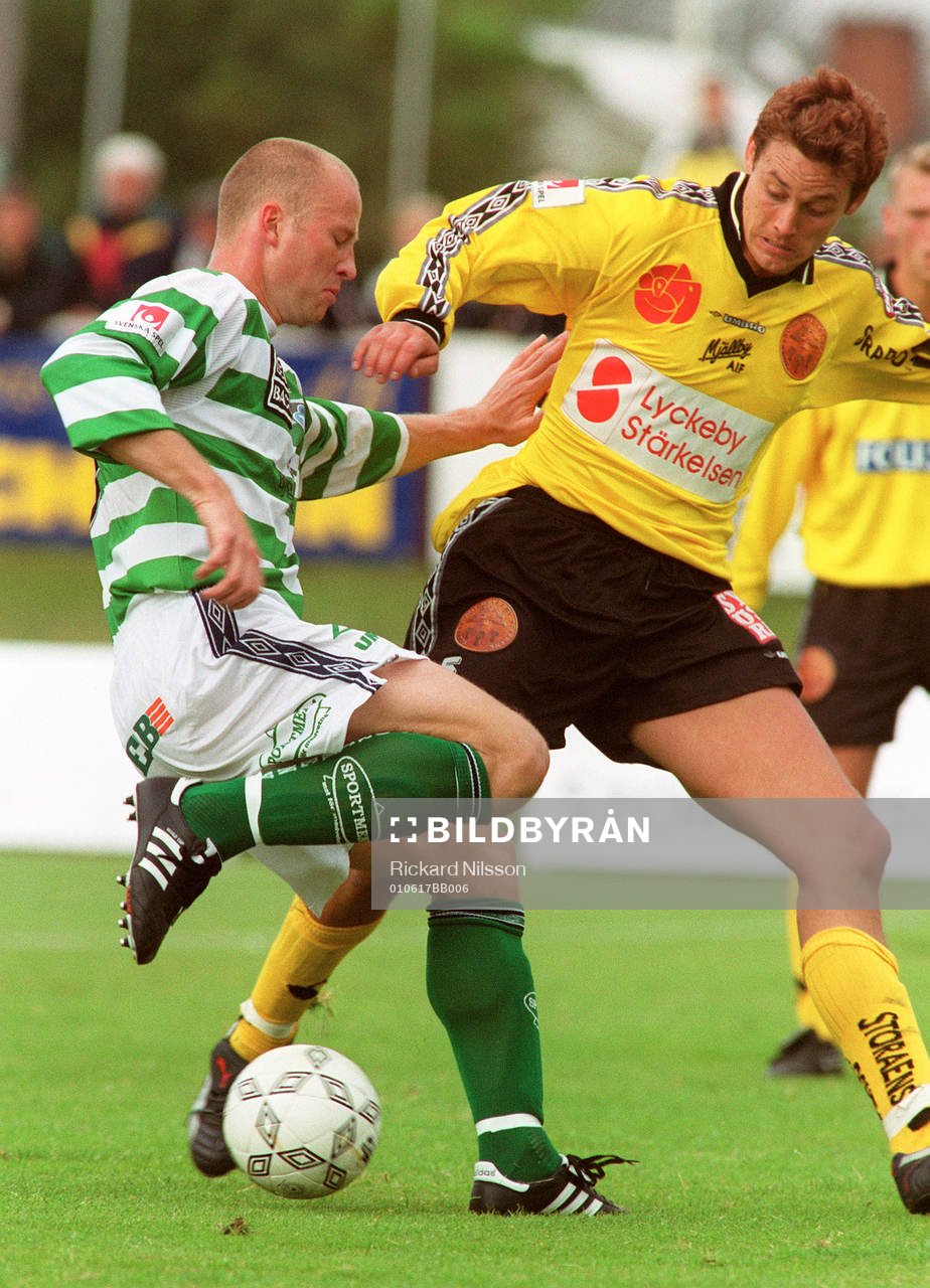  Niklas Larsson, Västerås och Marcus Ringberg, Mjällby.