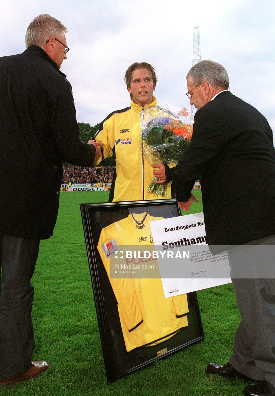 Anders Svensson, Elfsborg. Sista matchen med Elfsborg
