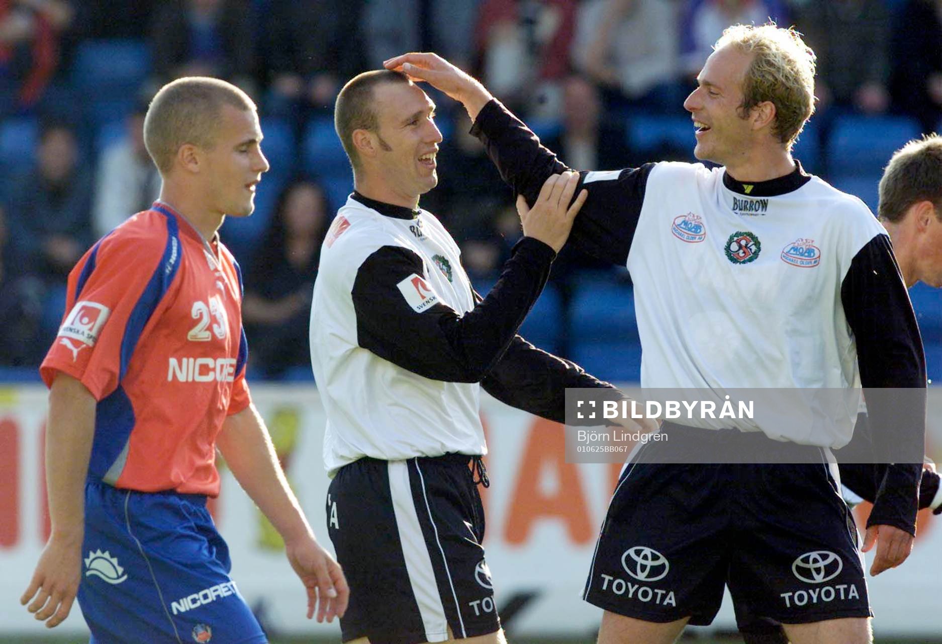 Niklas Skoog och Johan Paulsson, Örebro, jubel och