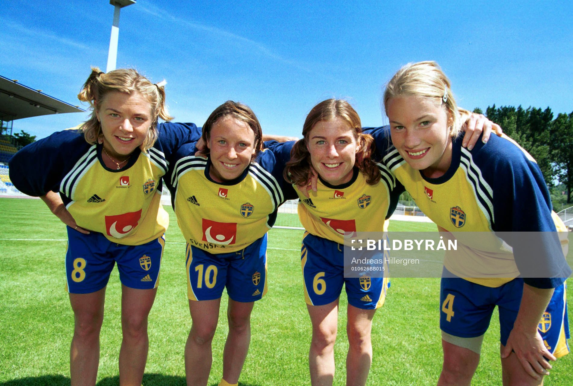 Fotboll, EM, dam, Sverige, Tina Nordlund, Hanna Ljungberg,