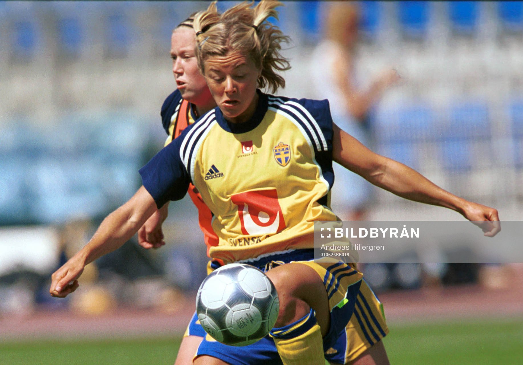 Fotboll, EM, dam, Sverige, Tina Nordlund