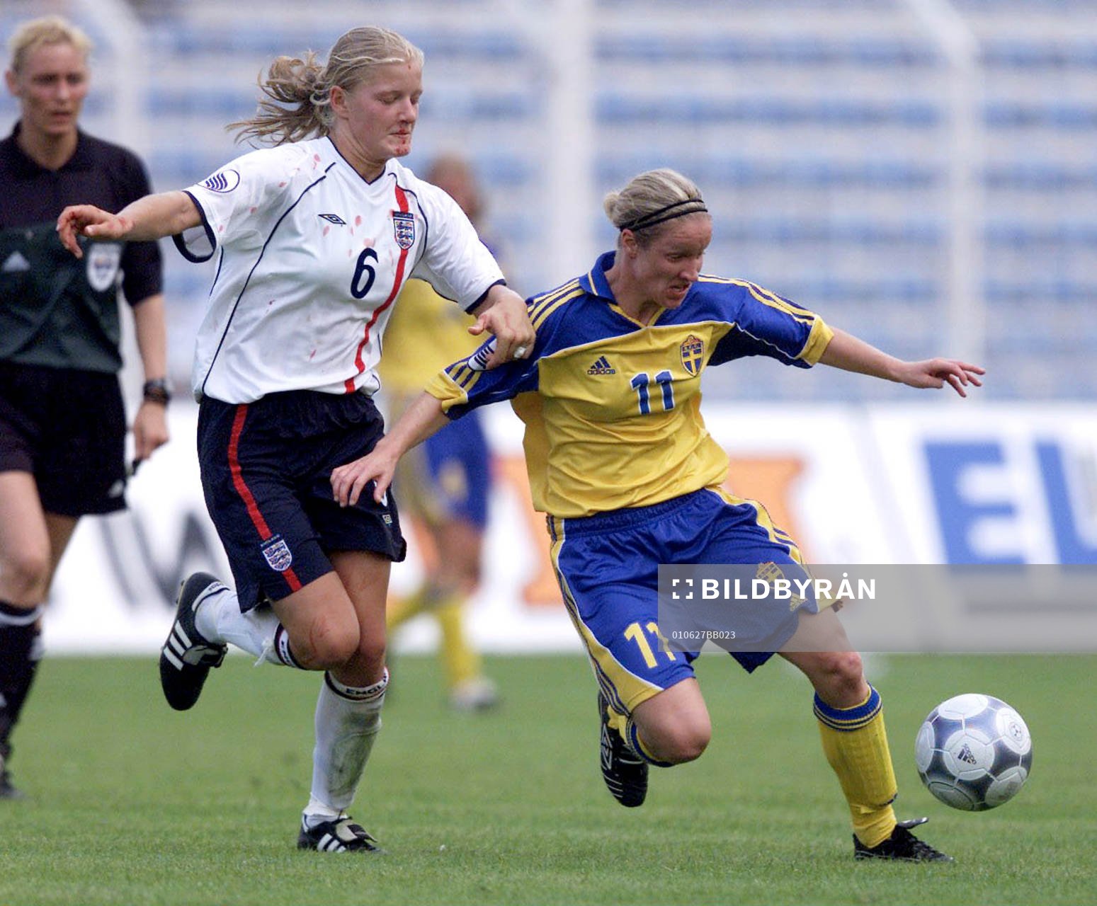 Jena,FotbollsEM Damer, Victoria Svensson, Sverige, möter