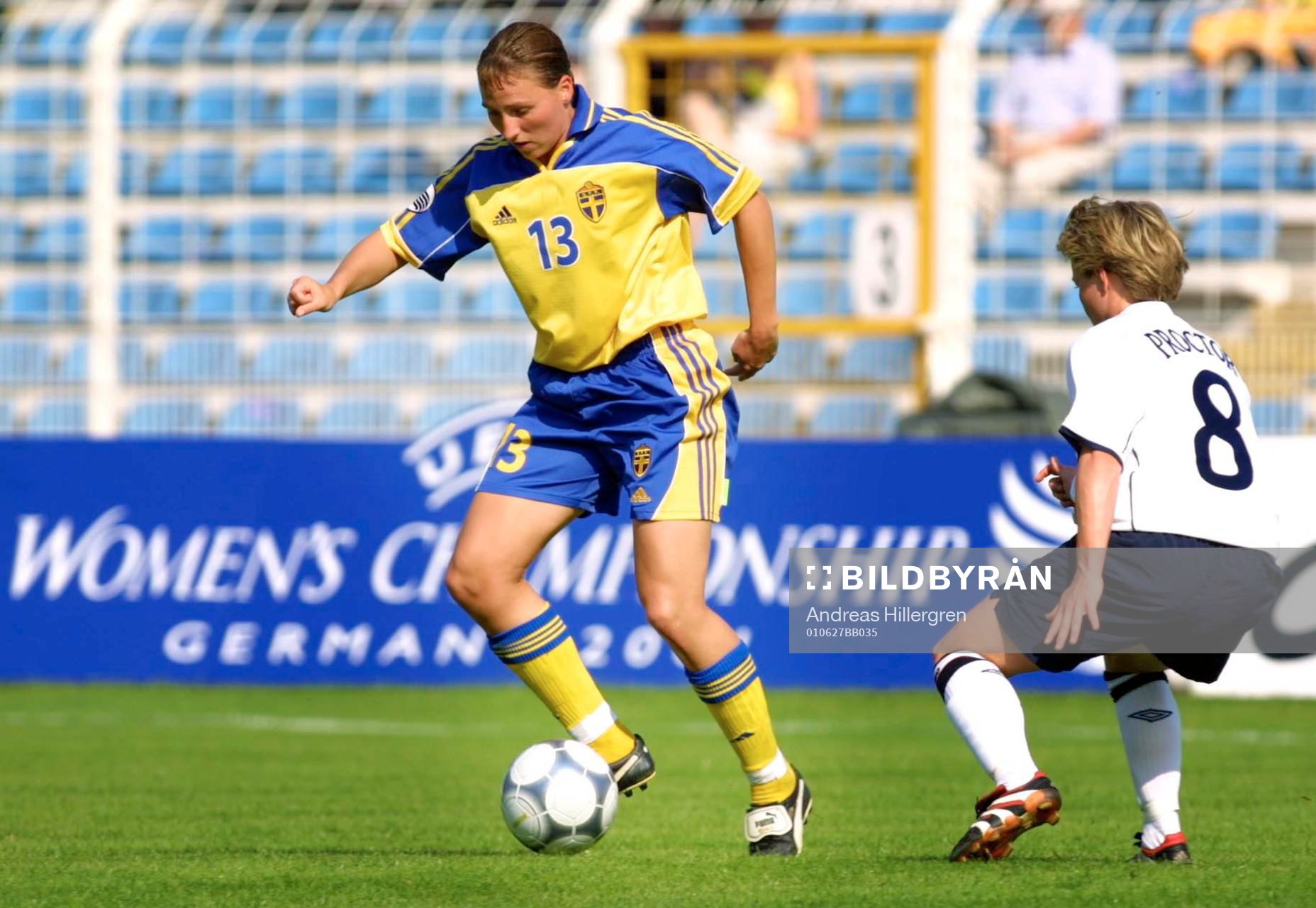 Sofia Eriksson, Sverige och Tara Proctor, England