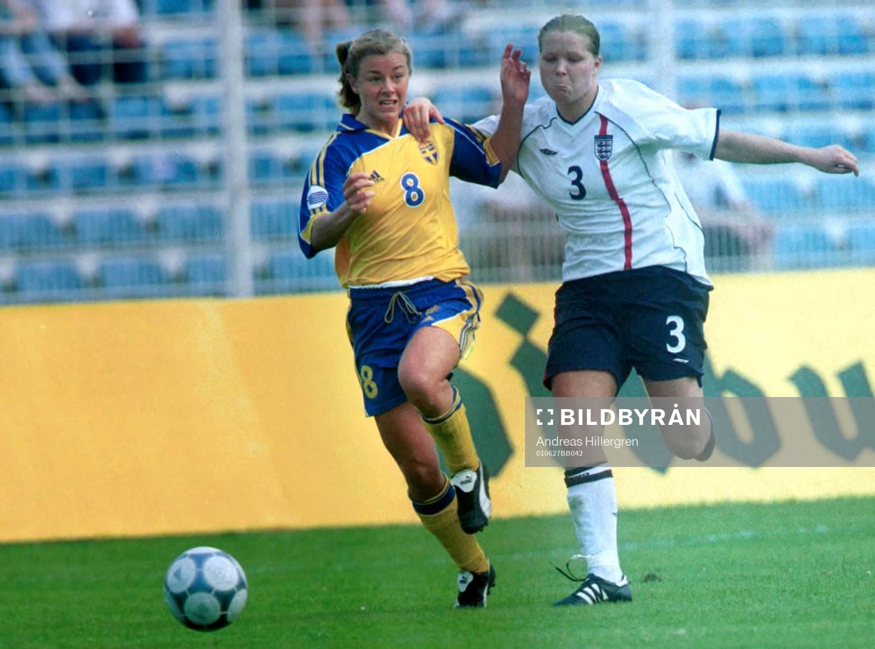 Tina Nordlund, Sverige och Rachel Unitt, England