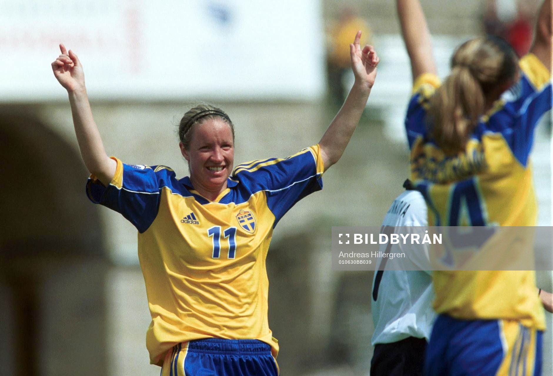 Victoria Svensson, Sverige, jubel