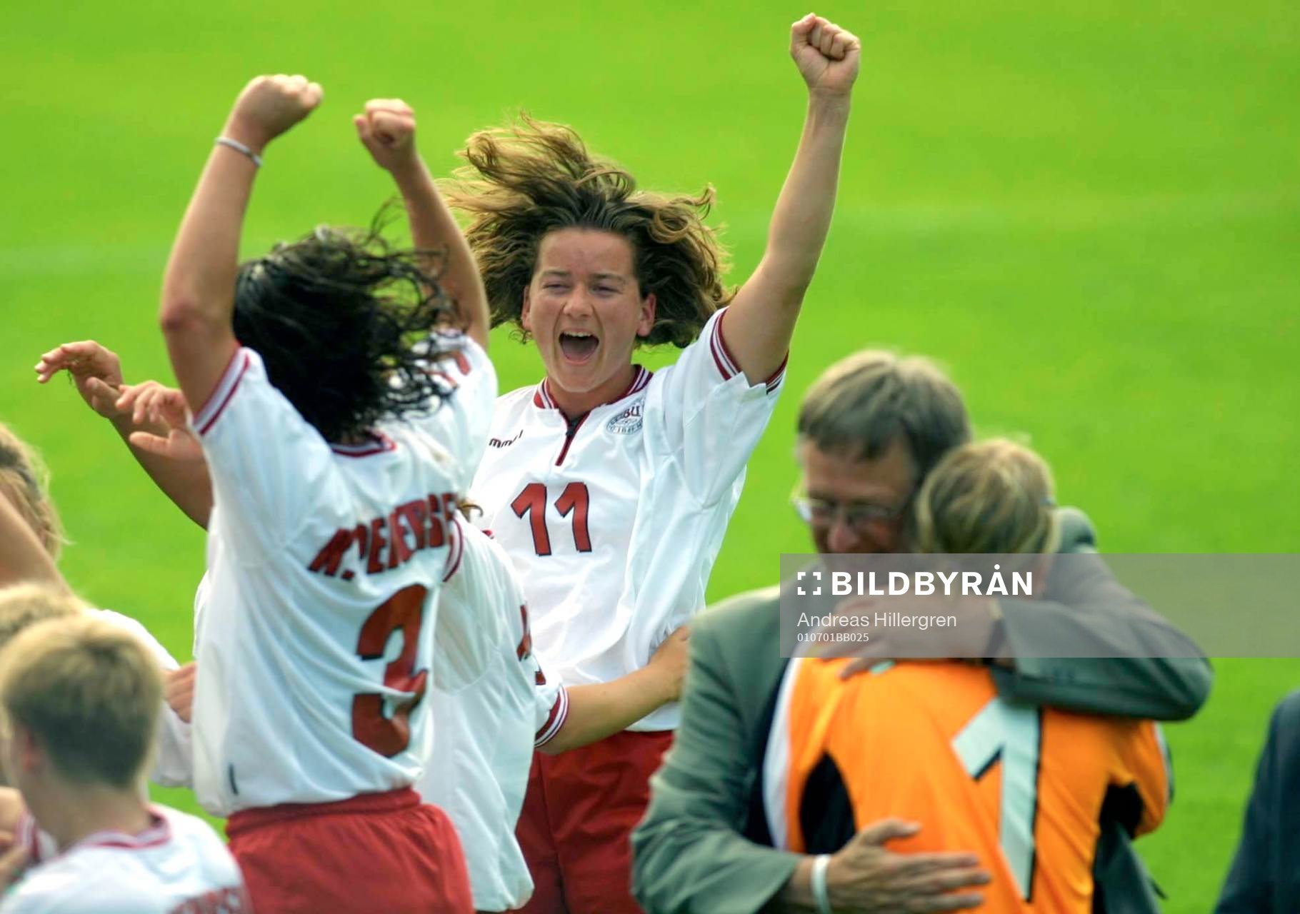 Merete Pedersen, Danmark, jubel
