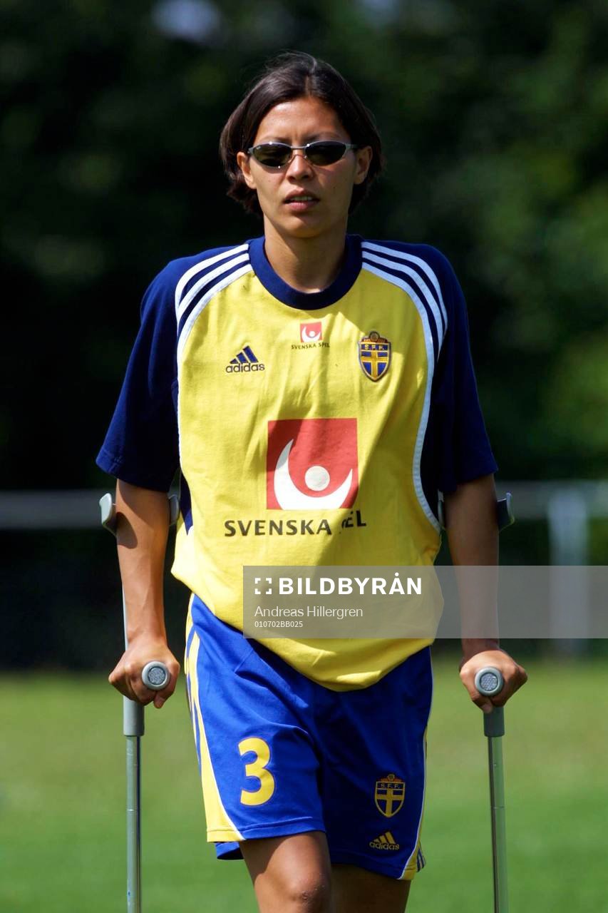 Jane Törnqvist, Sverige, knäskada, skadad