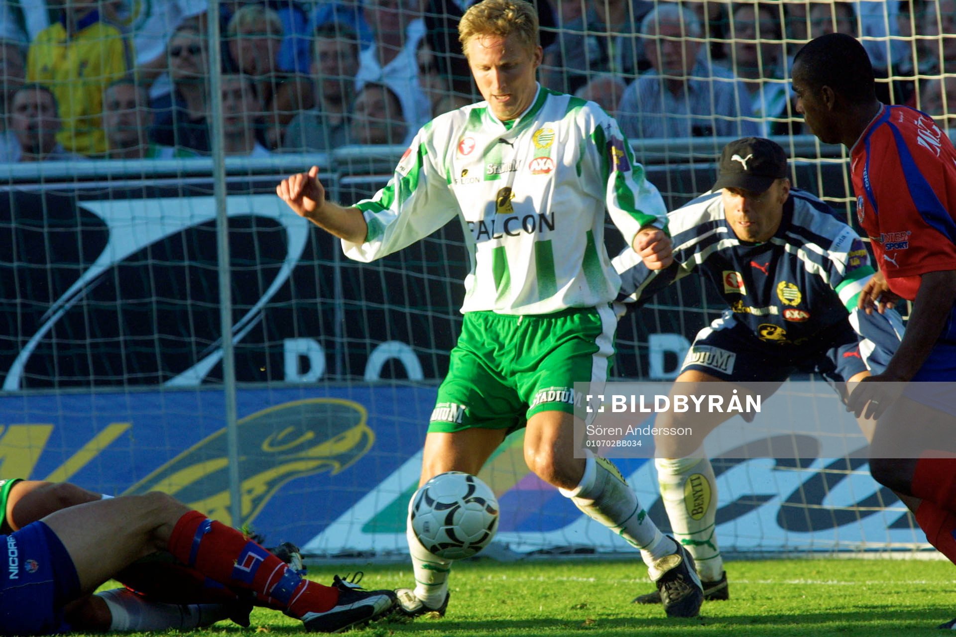 Alvaro Santos, Helsingborg och Lars Eriksson och Jonas