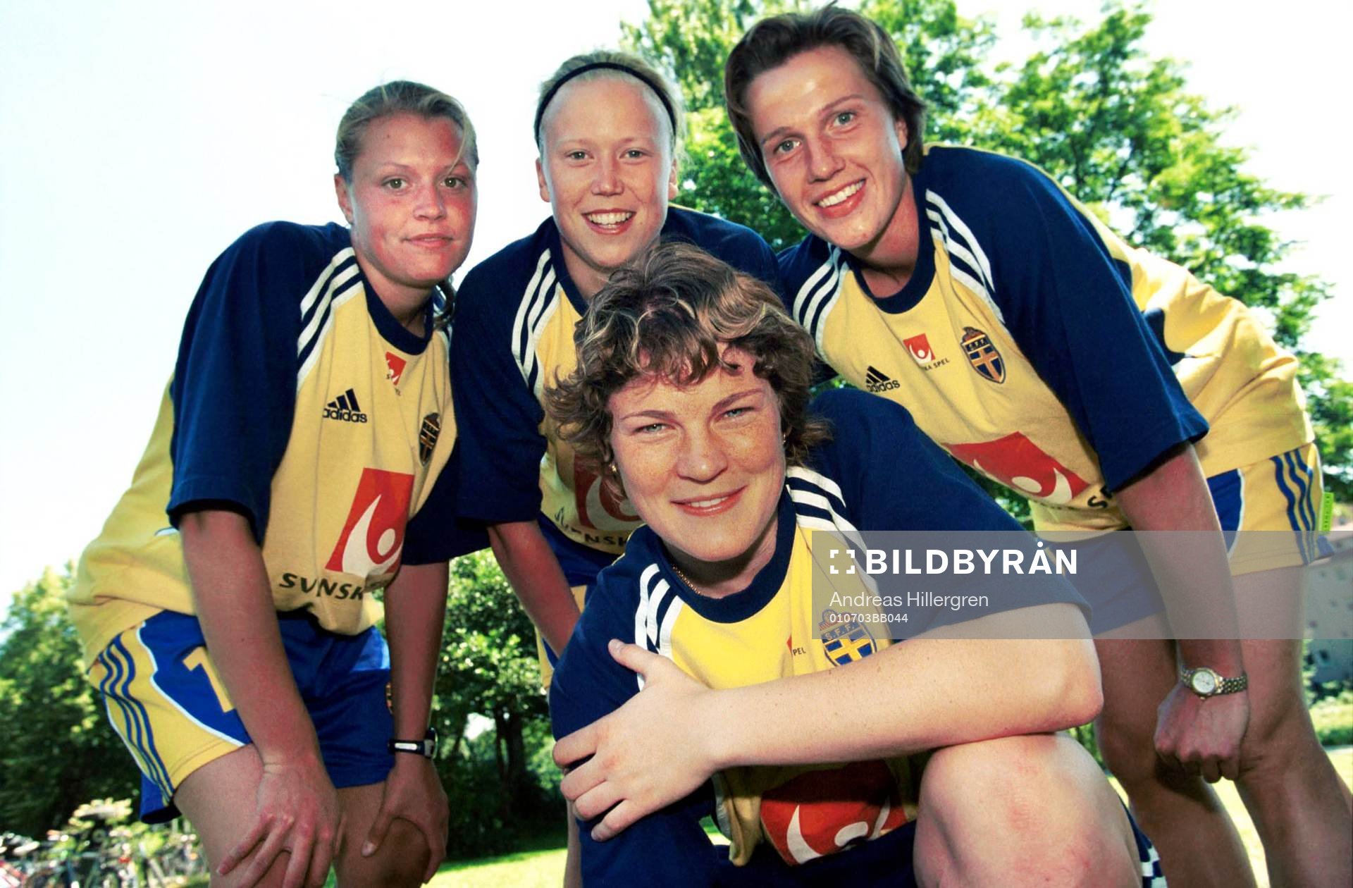 Karolina Westberg, Sara Larsson, Malin Andersson och