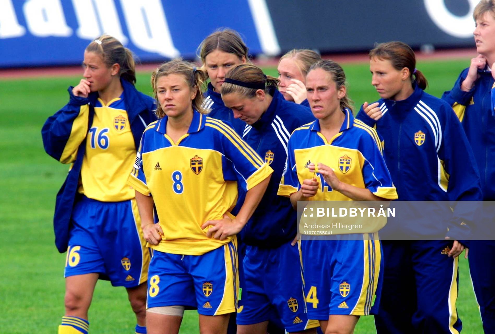 Ett besviket Sverige med Tina Nordlund i spetsen, depp