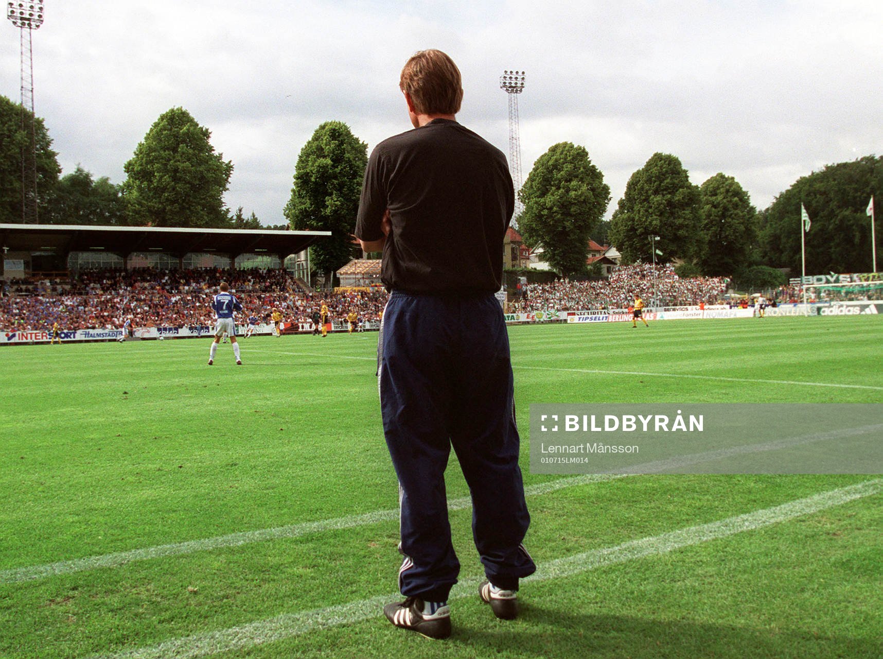 Fotboll, Allsvenskan, Halmstad - Hammarby. Tom Prahl,