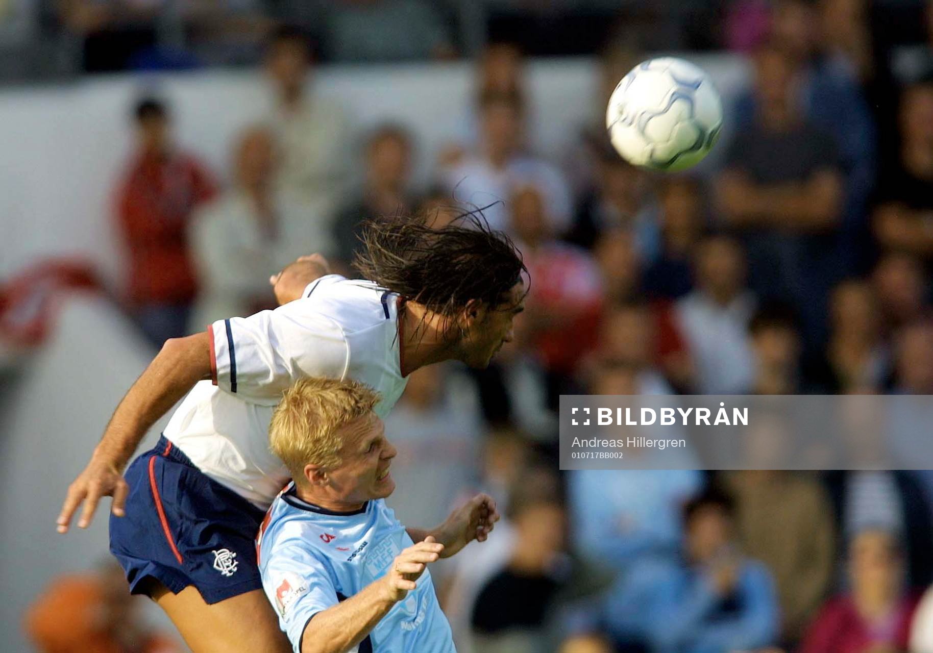 Mats Lillenberg, Malmö och Lorenzo Amoruso, Rangers