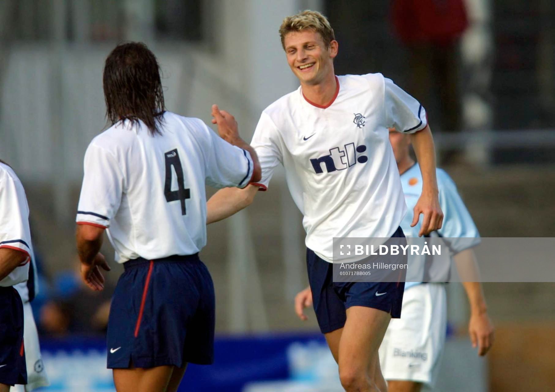 Tore Andre Flo och Lorenzo Amoruso, Rangers