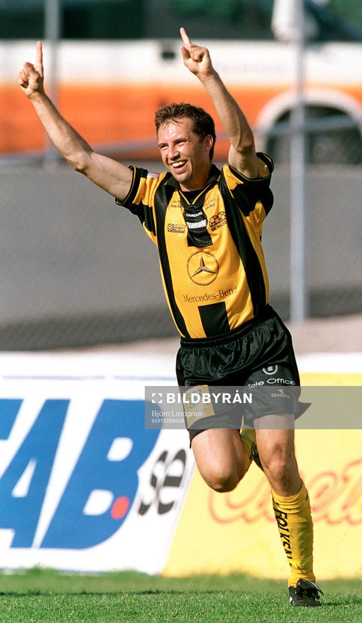 Peter Eriksson, Häcken. (Jubel)