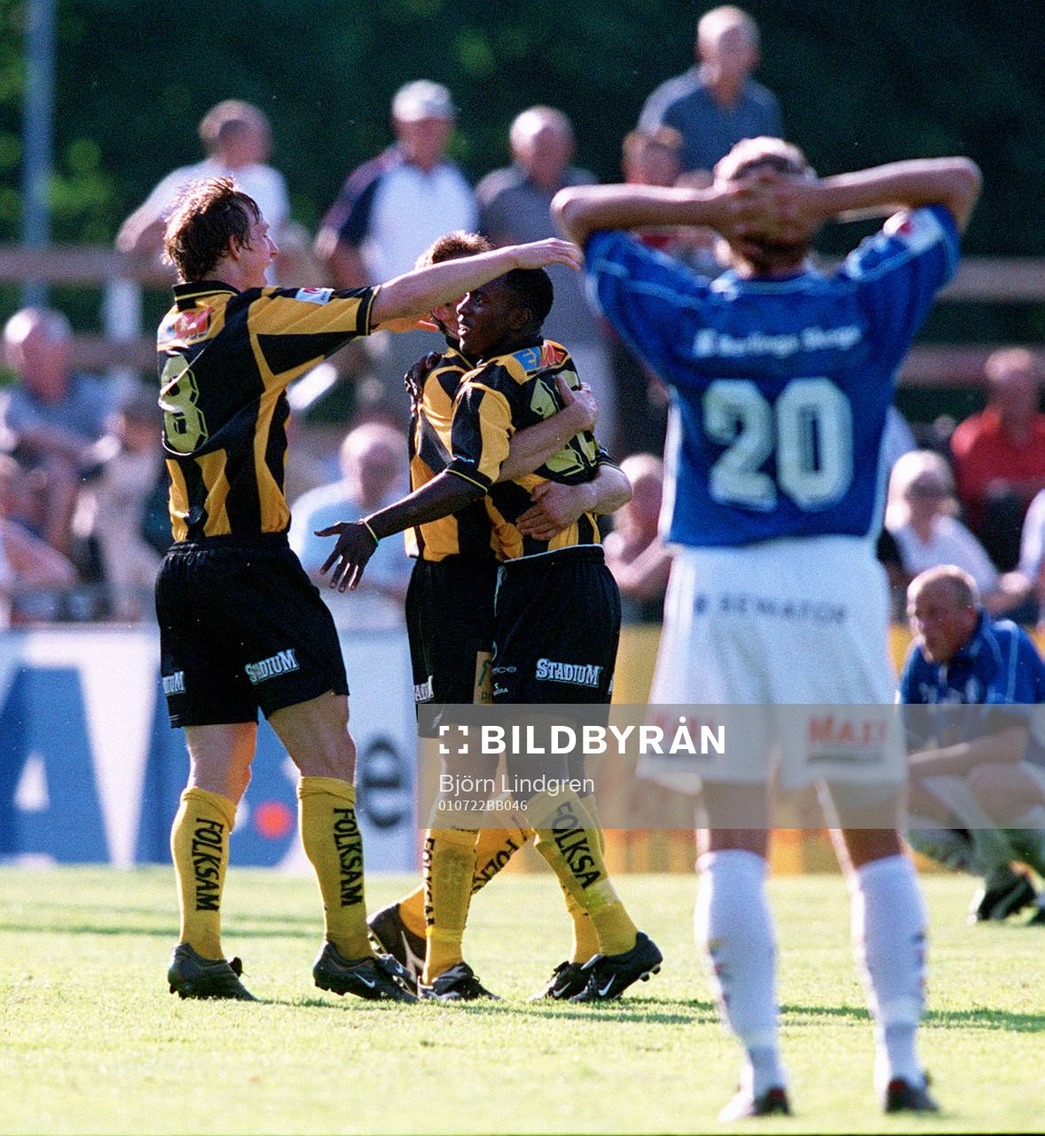 Häcken - Jubel, Trelleborg - depp
