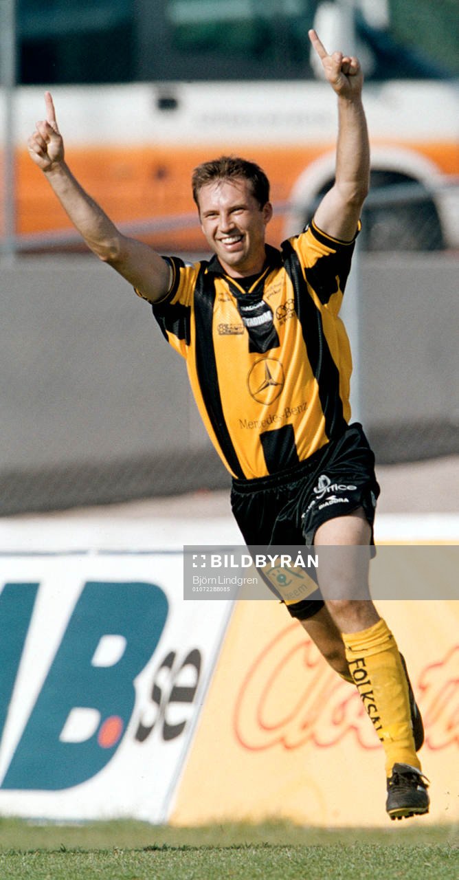 Fotboll, Allsvenskan, Peter Eriksson, Häcken, jubel