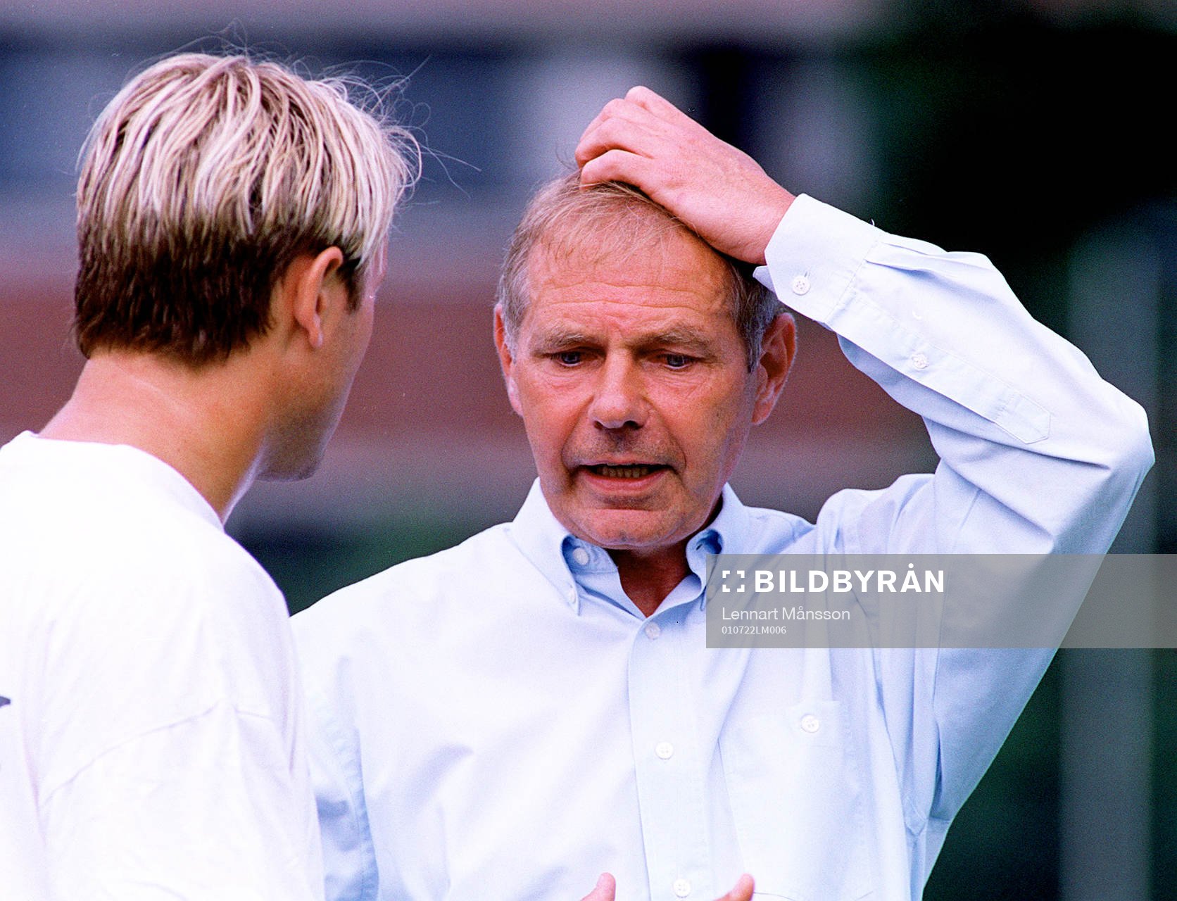 Fotboll, dansk, Erik Wahlstedt och Viggo Jensen, tränare,