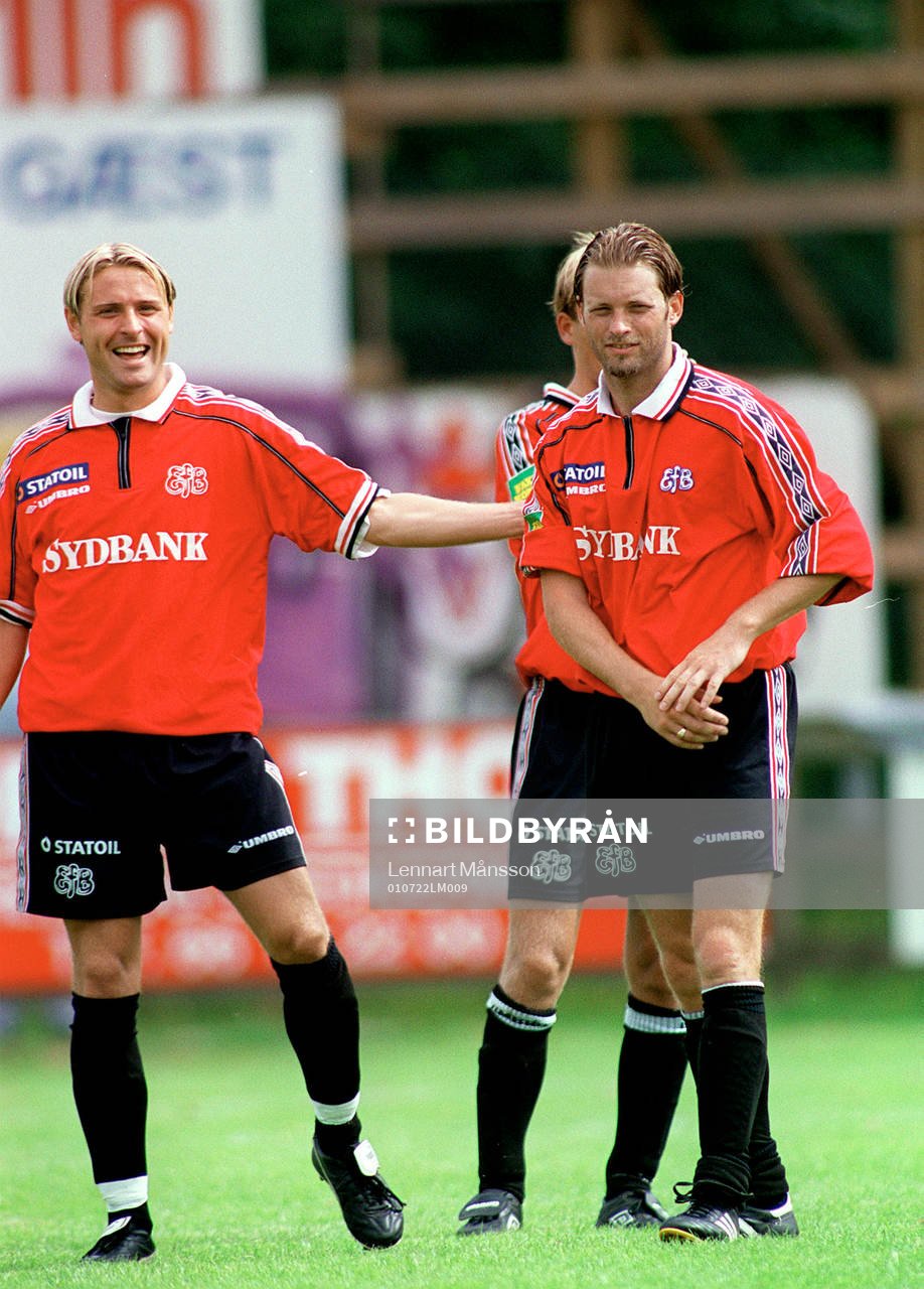 Fotboll, dansk, Erik Wahlstedt och Joakim Persson, Esbjerg