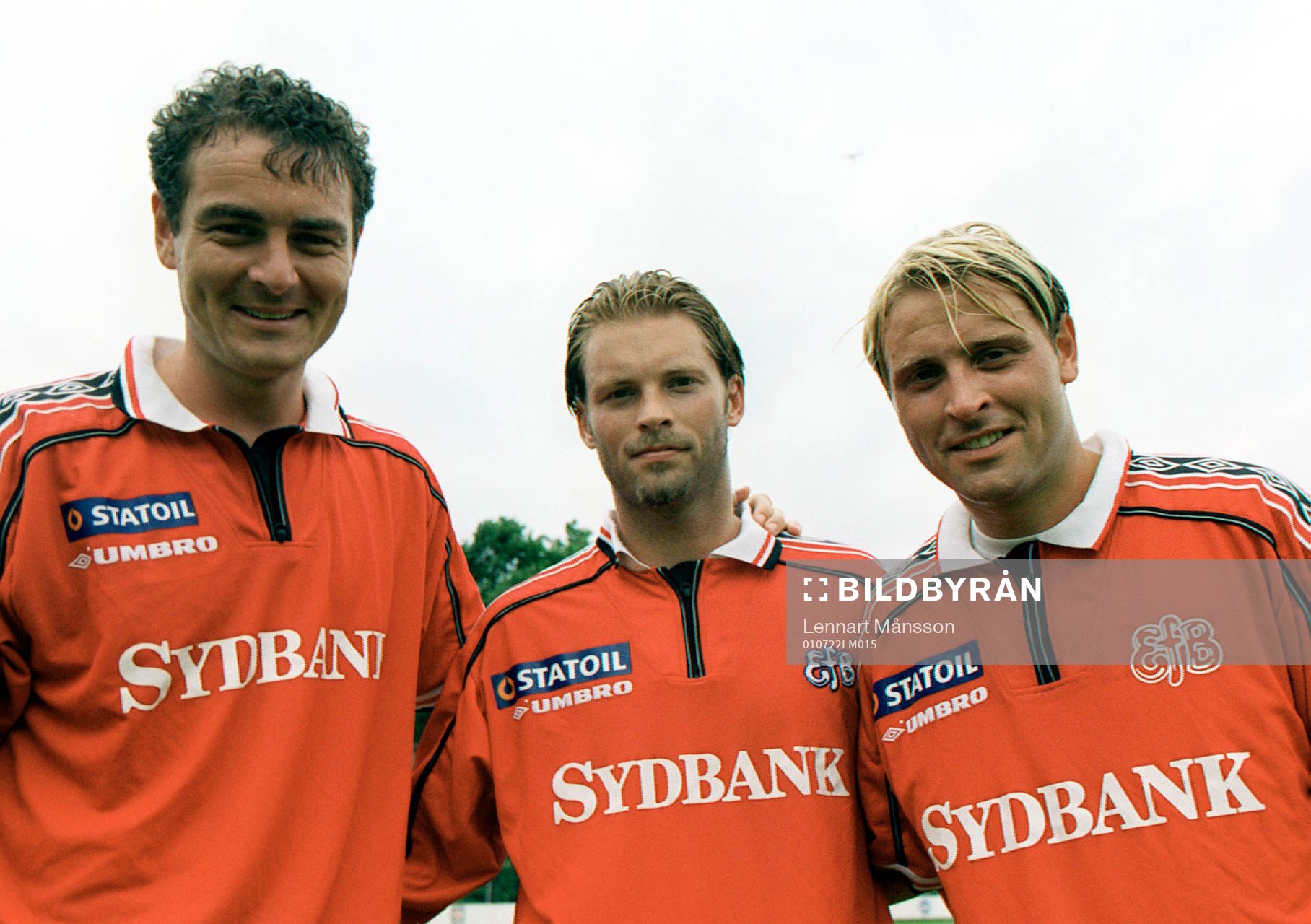 Fotboll, Dansk, Christian Karlsson, Joakim Persson och Erik