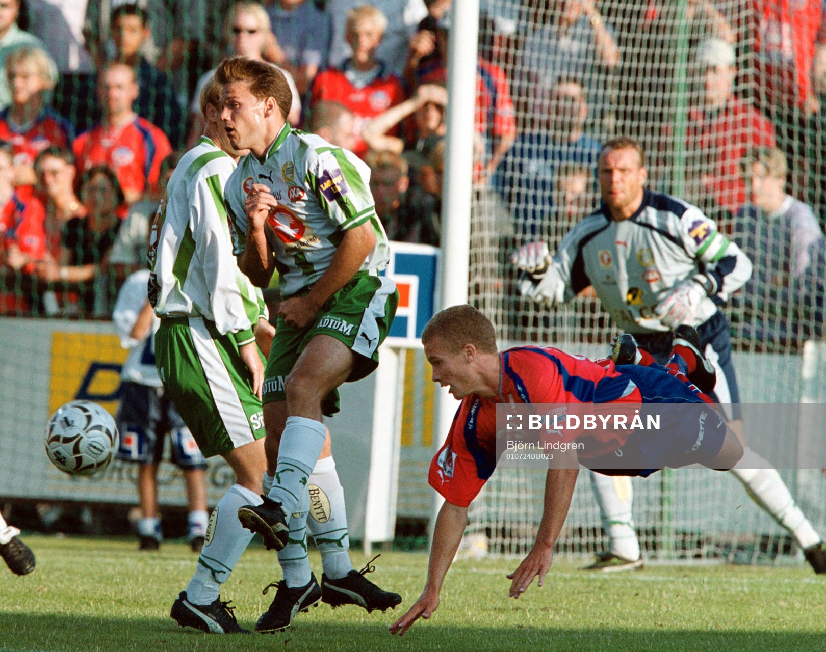 Mikael Hellström, Hammarby och Christoffer Andersson,
