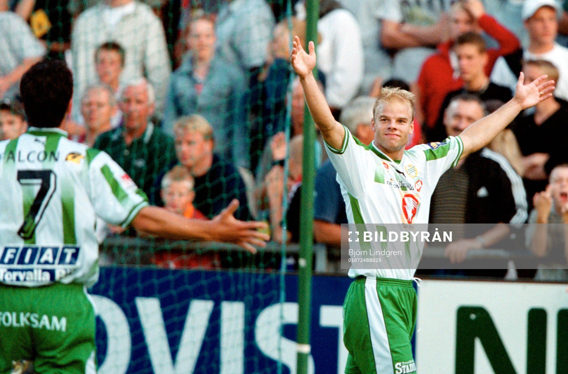 Andreas Hermansson jublar, jubel