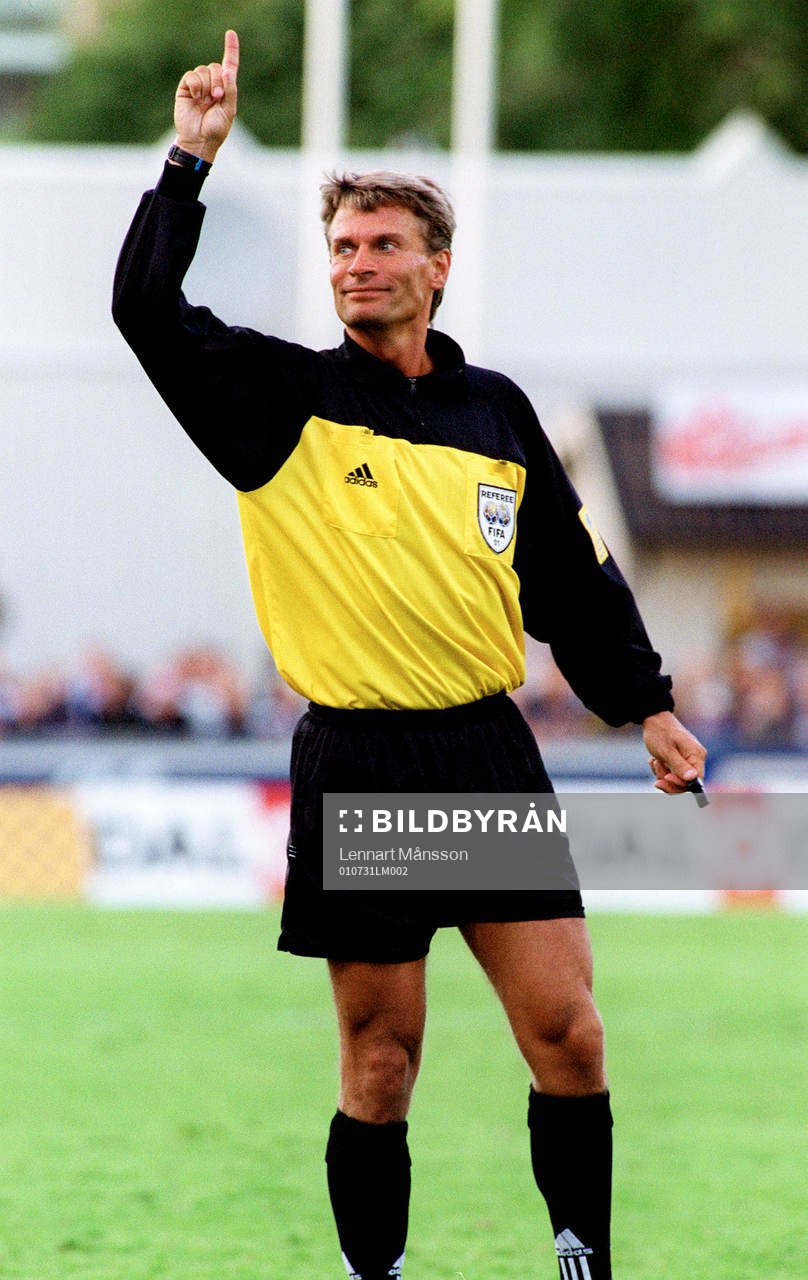 Fotboll, Allsvenska. Domare Peter Fröjdfeldt