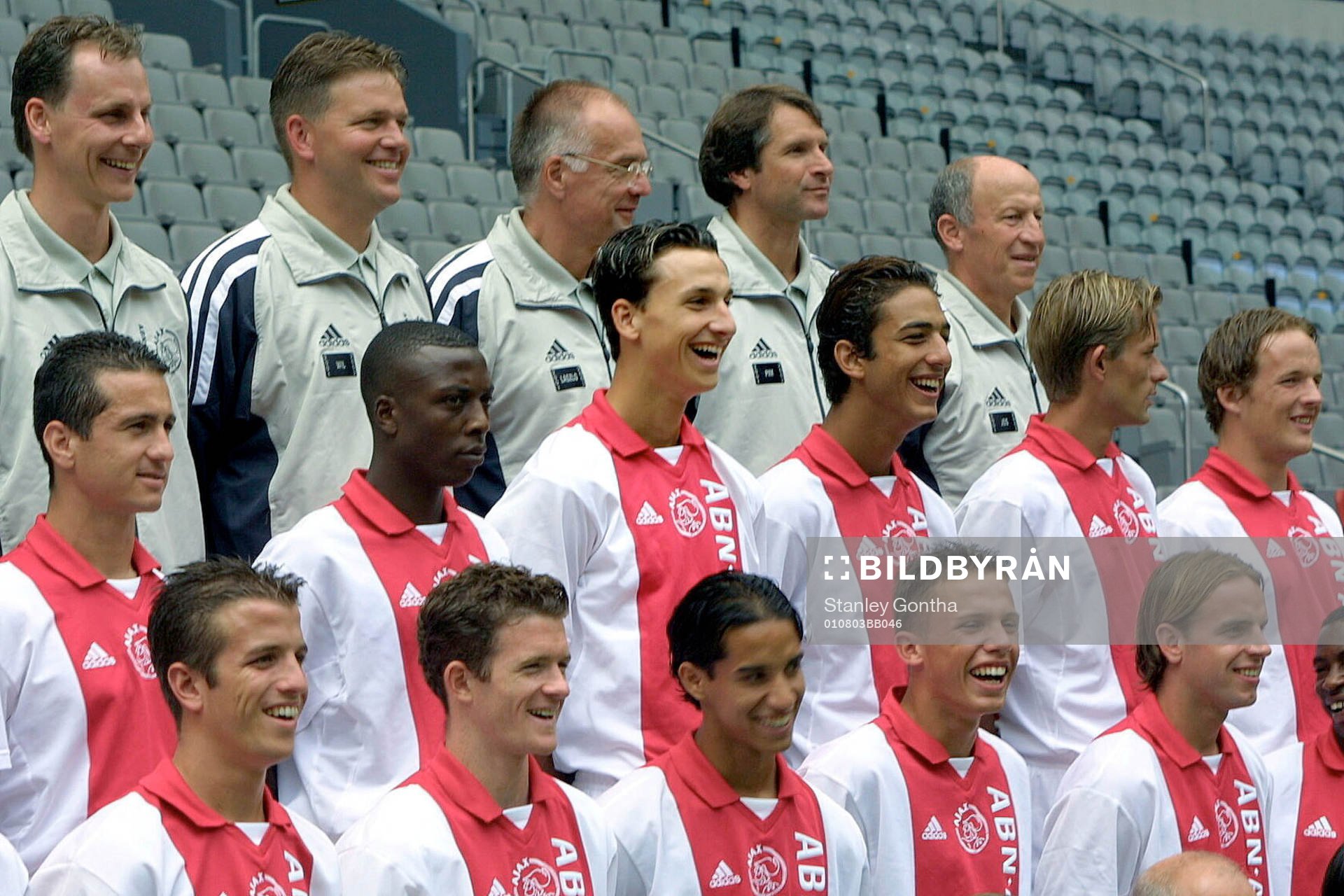 Fotboll, Zlatan Ibrahimovic, Ajax, lagbild