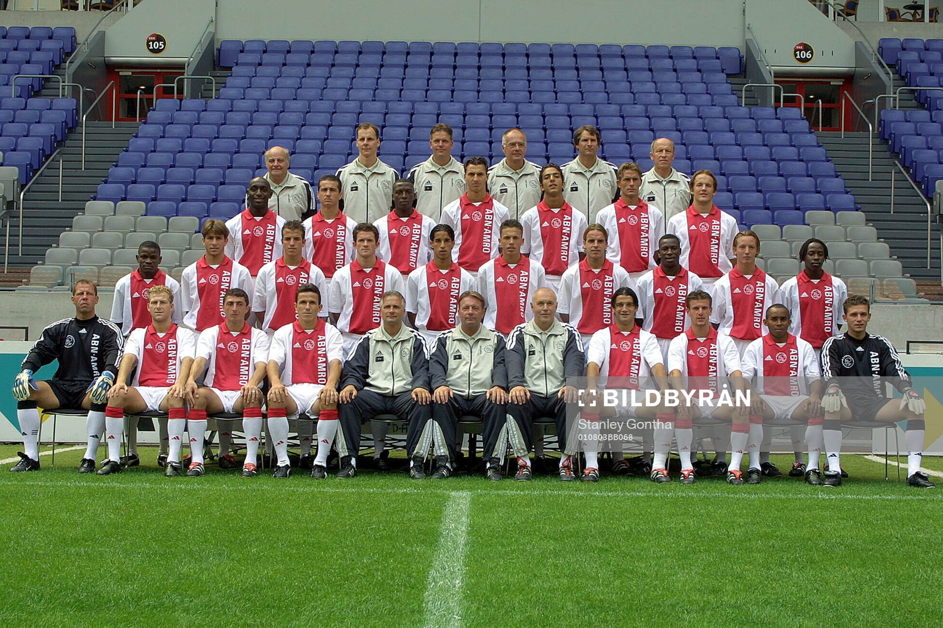 Fotboll, Zlatan Ibrahimovic, Ajax, lagbild
