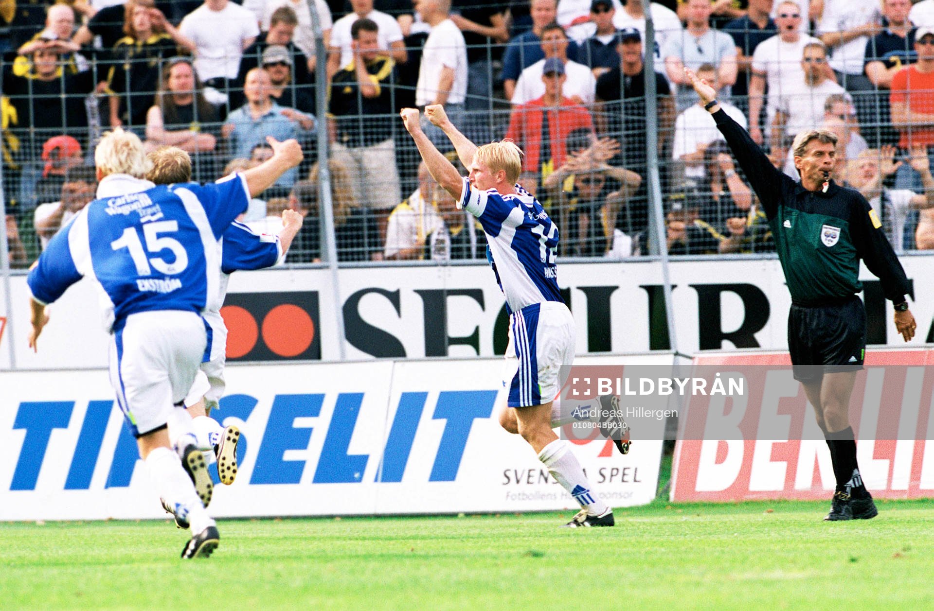 Petter Hansson, Halmstad, jubel