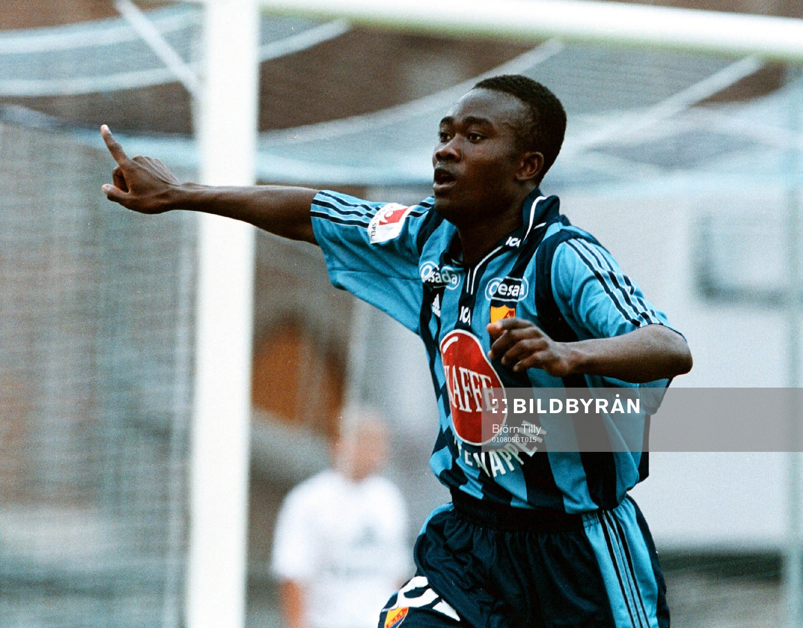 Fotboll, Allsvenskan, Jones Kusi-Asare, Djurgården, jubel