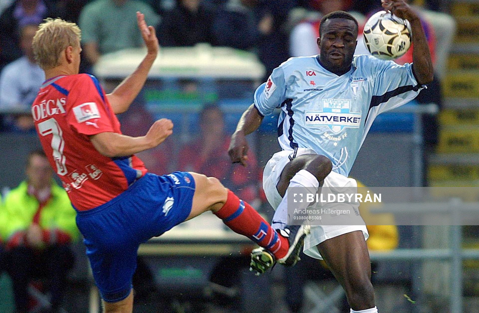 Helsingborg - Malmö: Peter Ijeh, Malmö och Ulrik Jansson,