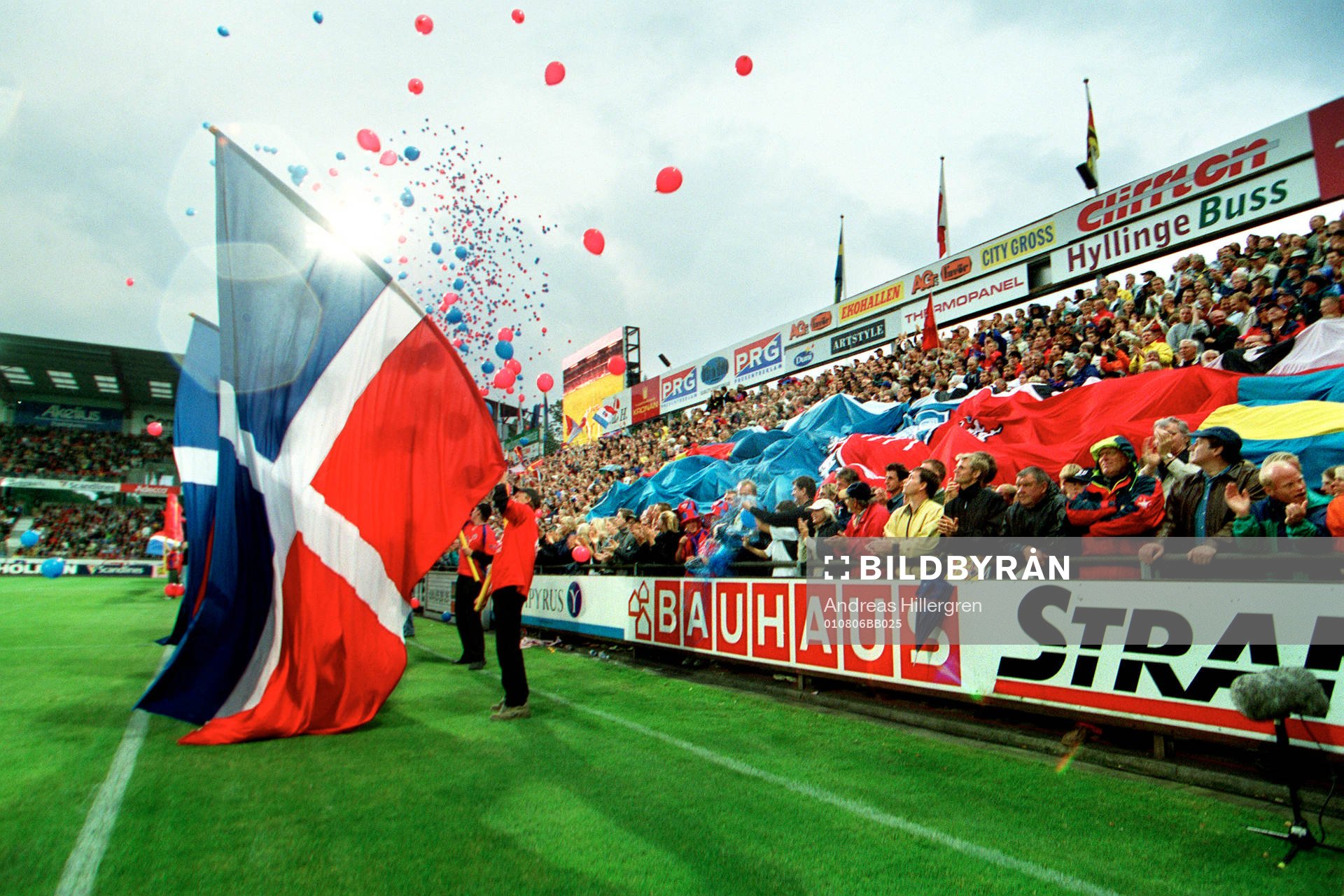 Helsingborgsklacken, Helsingborg, supporter, flagga