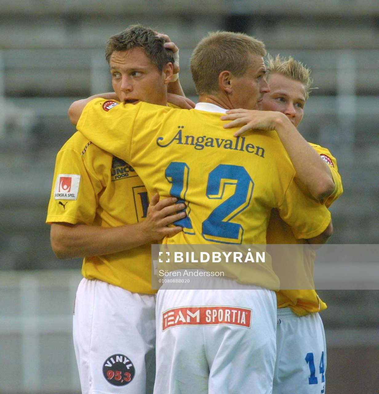 ?, Jimmi Olsson och Johan Åkesson, IFK Malmö