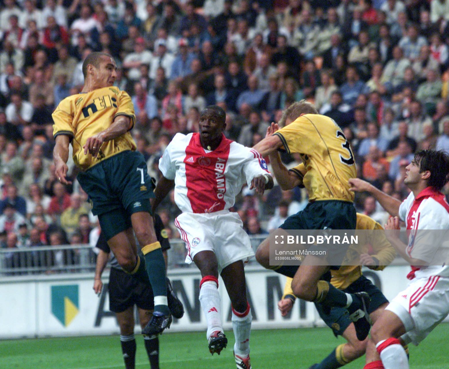 Henrik Larsson (Henke Larsson) och Johan Mjällby
