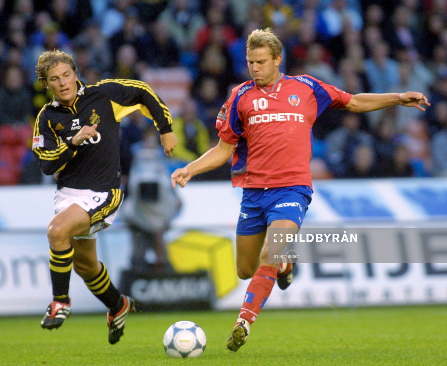  Hans Eklund, Helsingborg och Daniel Tjernström, AIK.