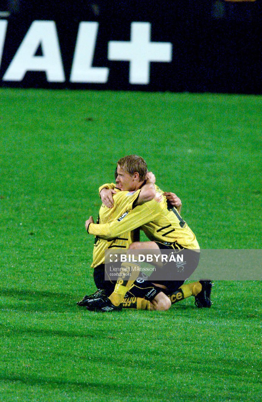 Fotboll, Elfsborg - Sundsvall, jubel