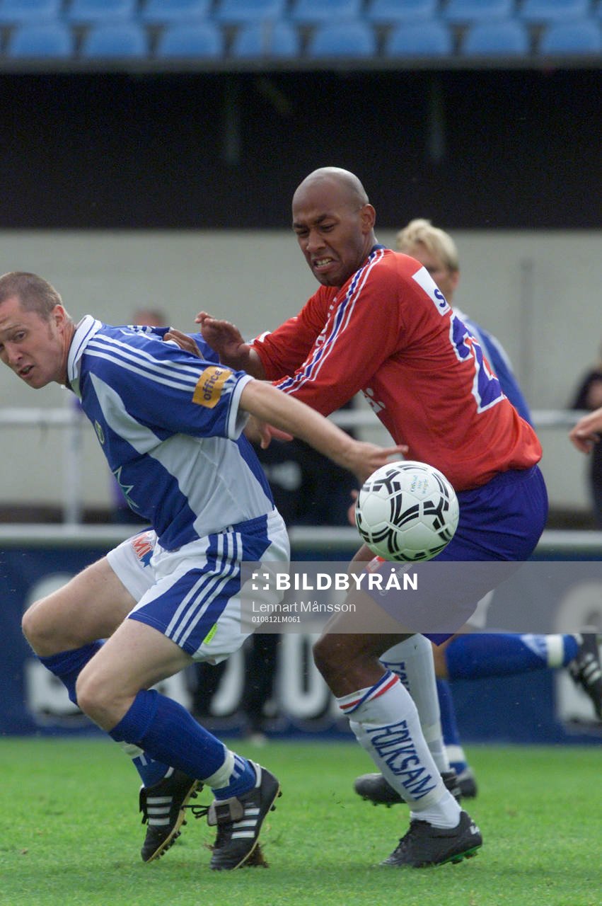 Jon Björklund, Halmstad och Jeffrey Aubynn, Örgryte