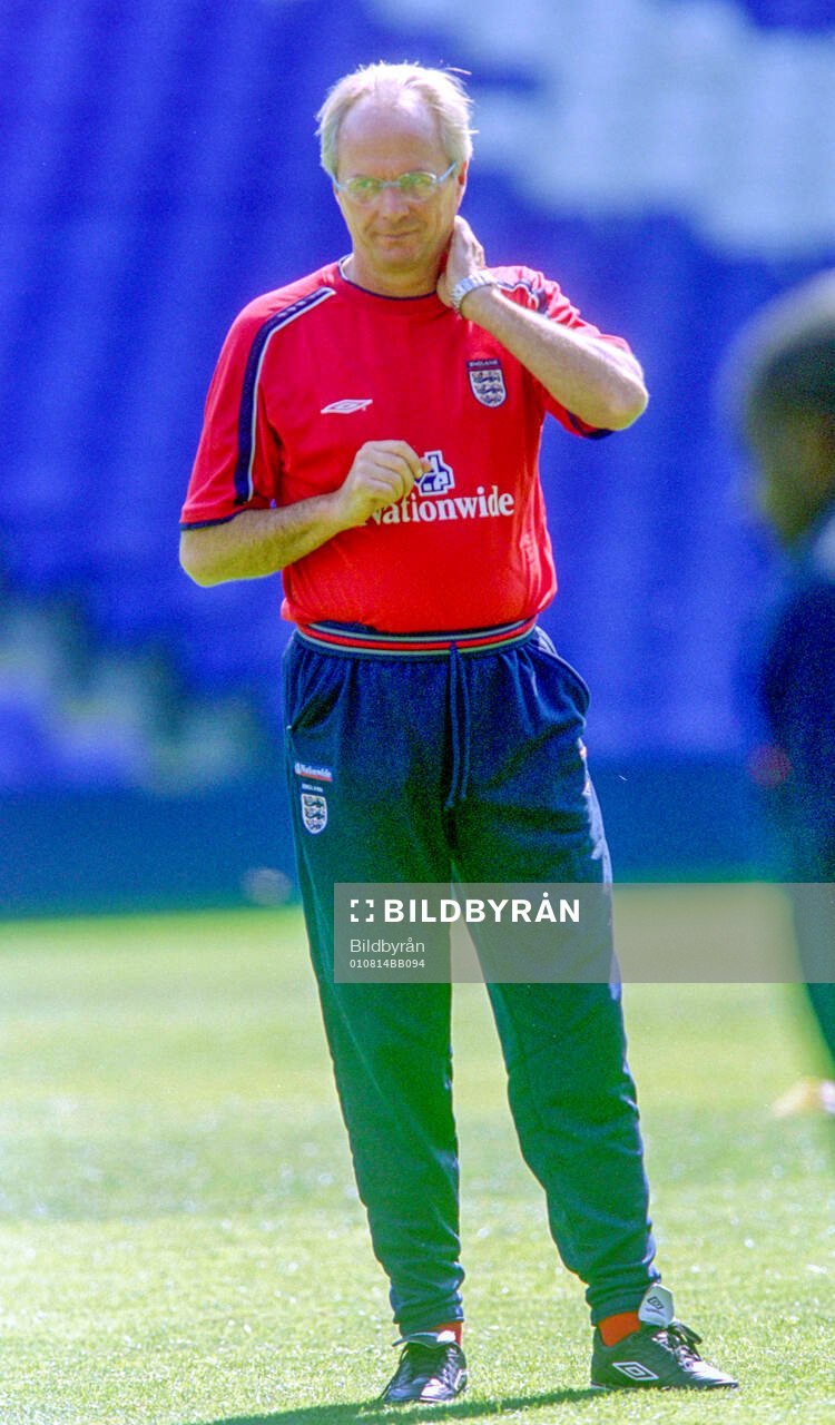 England manager Sven-Goran Eriksson