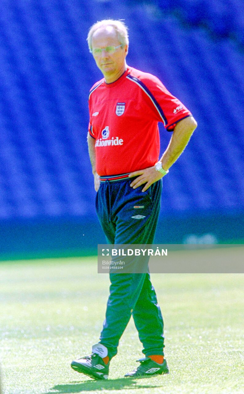 England manager Sven-Goran Eriksson