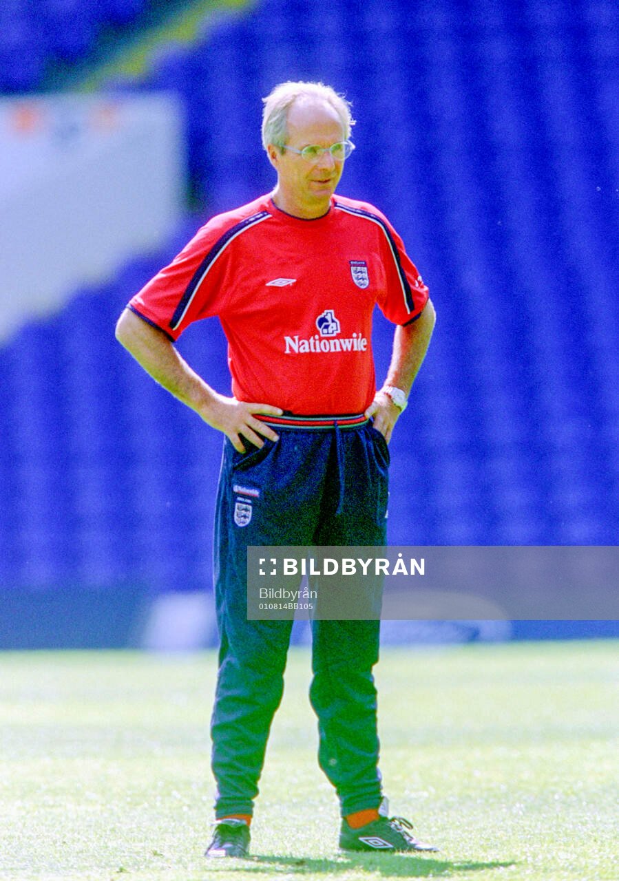 England manager Sven-Goran Eriksson