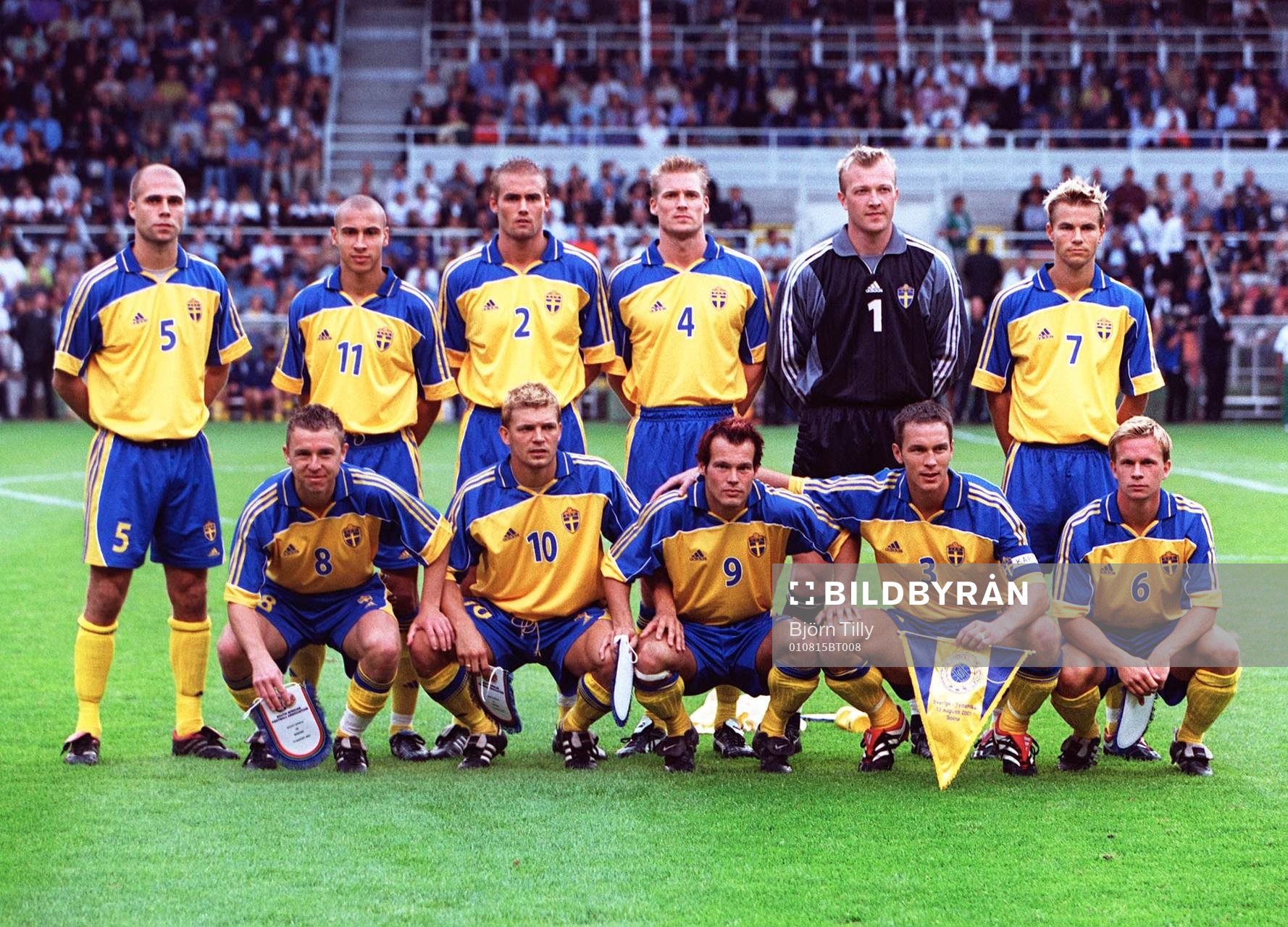 Teddy Lucic, Henrik Larsson (Henke Larsson), Olof Mellberg,