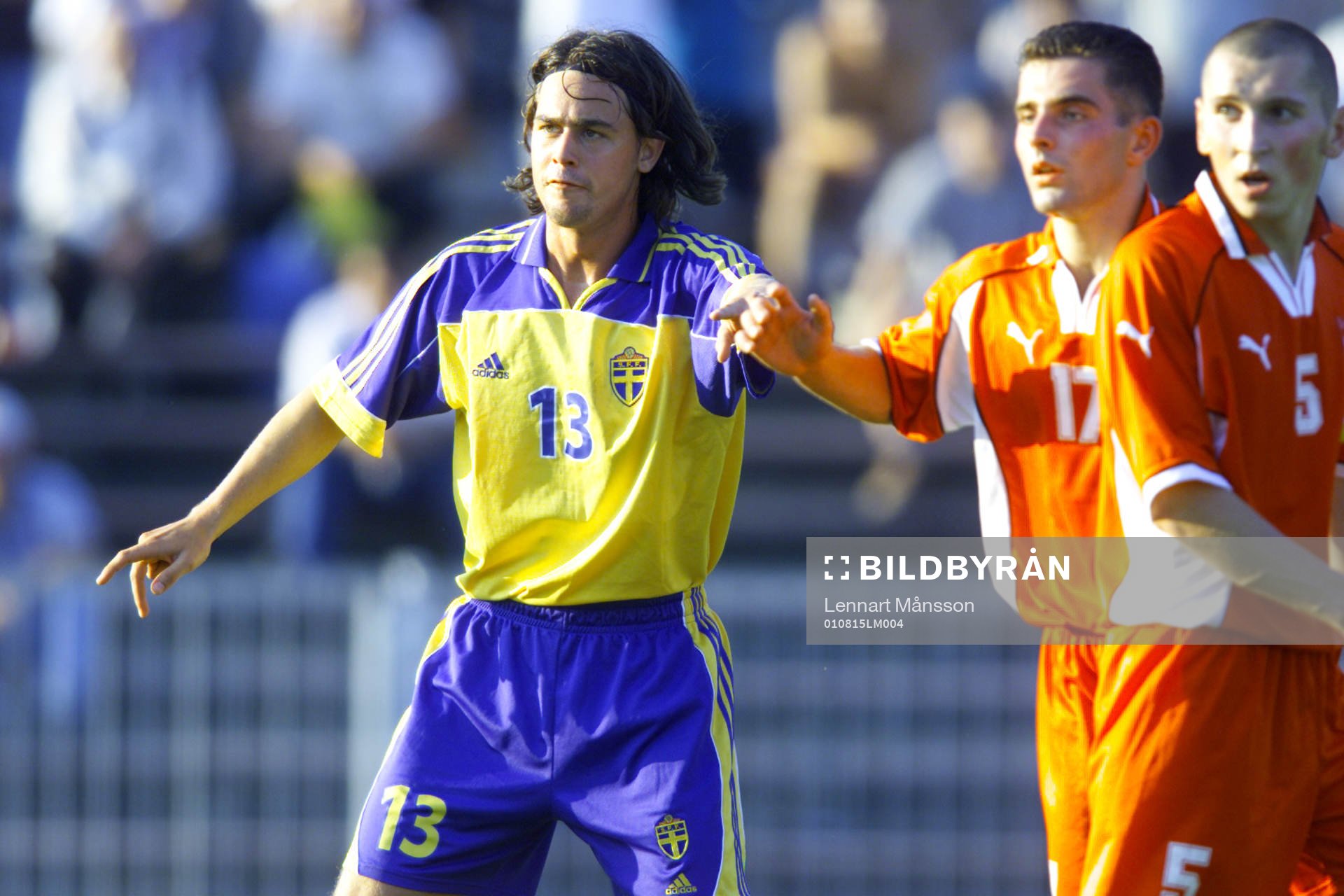 fotboll, U21, Polen - Sverige. Gustaf Andersson, Sverige
