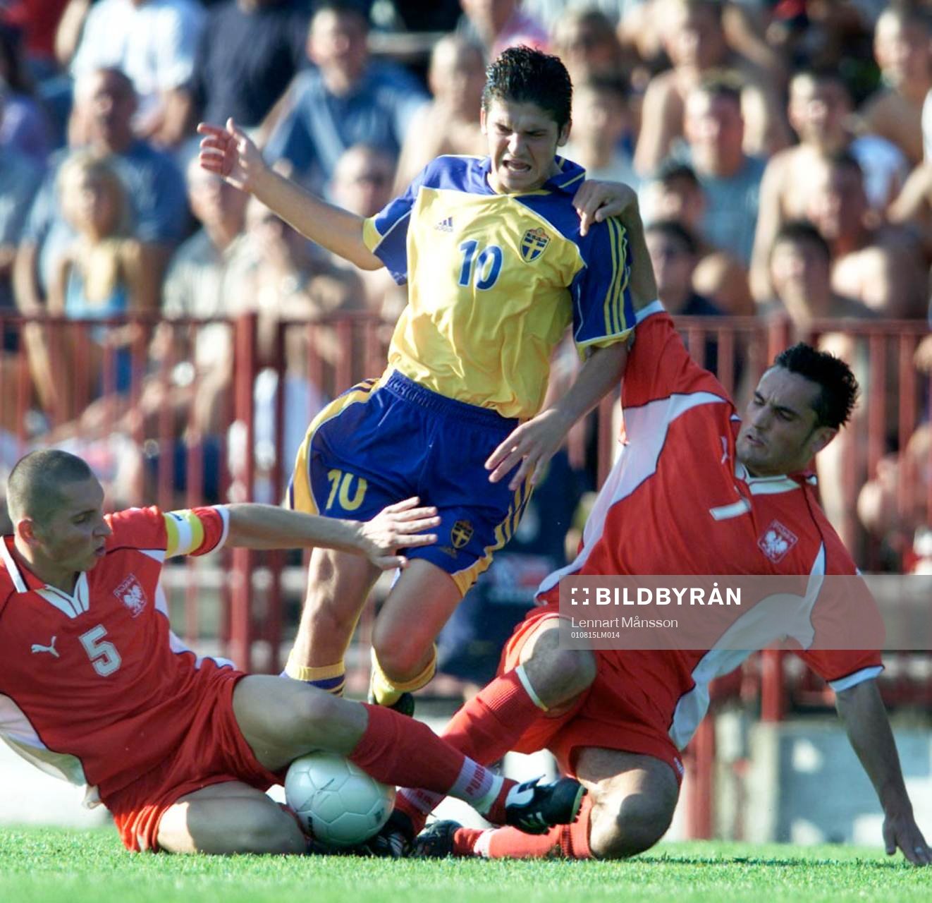 Fotboll, U21 Sverige - Polen, Bojan Djordjic, Sverige