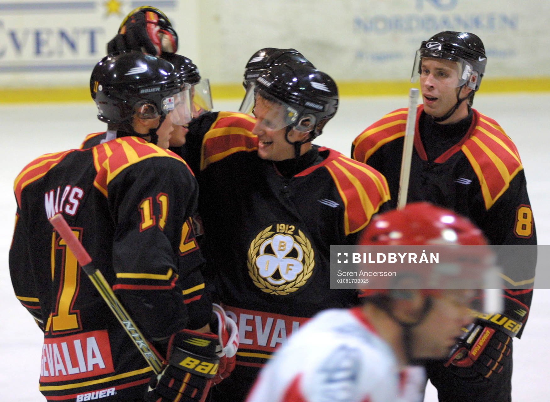 Per Mårs, André Johansson, Tony Mårtensson, Henrik